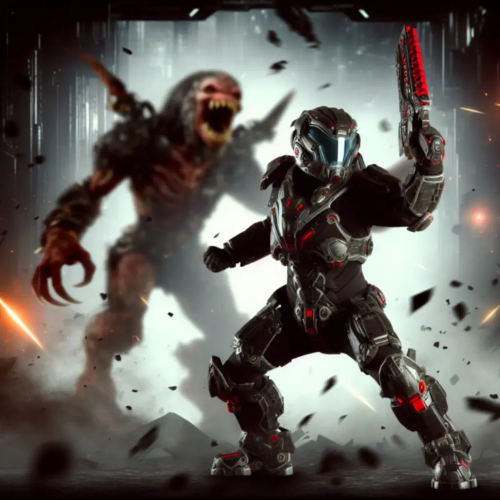 Kolaż fan artów i cosplayów inspirowanych DOOM